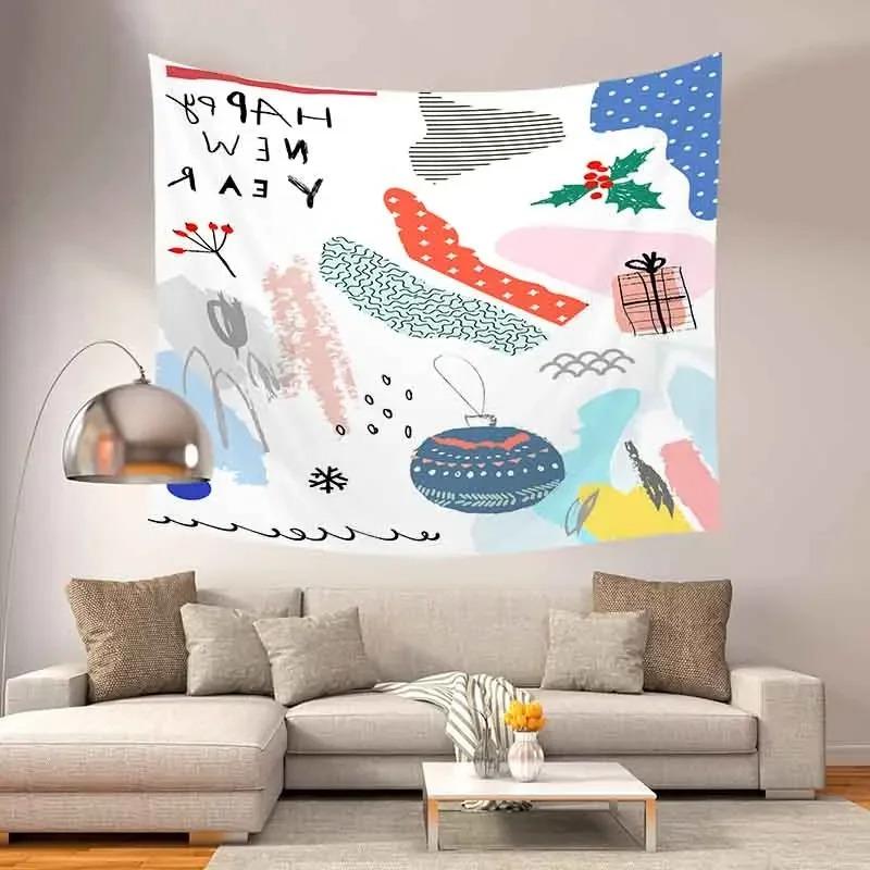 Home Wall Decoration Tapestry Abstract Pattern Hanging Cloth Office Living Room Tapestry