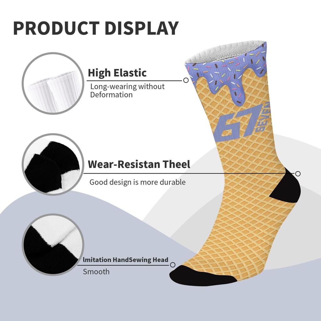 Fashionable, Warm And Interesting Six Or Seven Design Socks For Grandma
