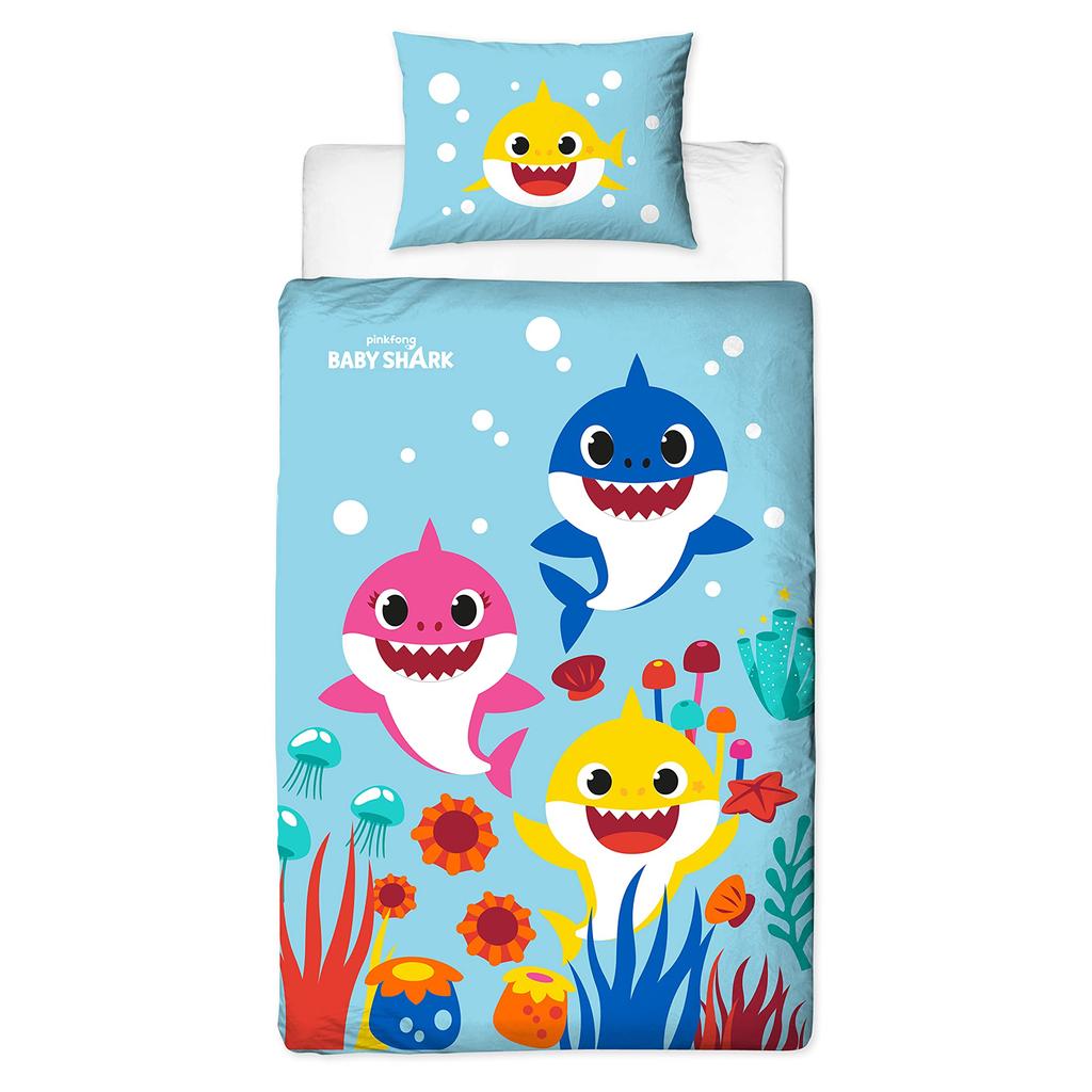 Baby Shark Rainbow Reversible Duvet Set