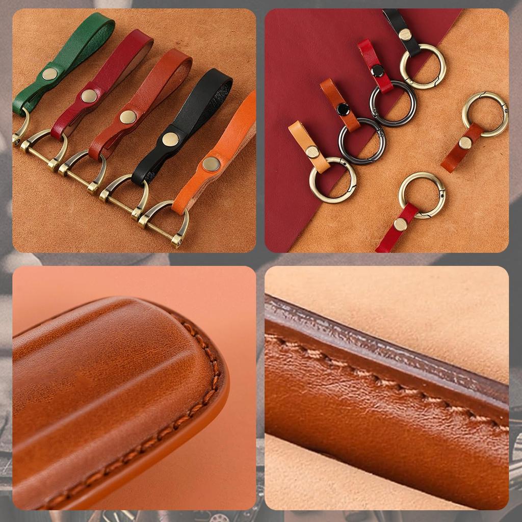 [ontto] For Honda Motorcycle Key Case, Stylish, Key Cover, Key Holder, Leather, Lightweight, Fits