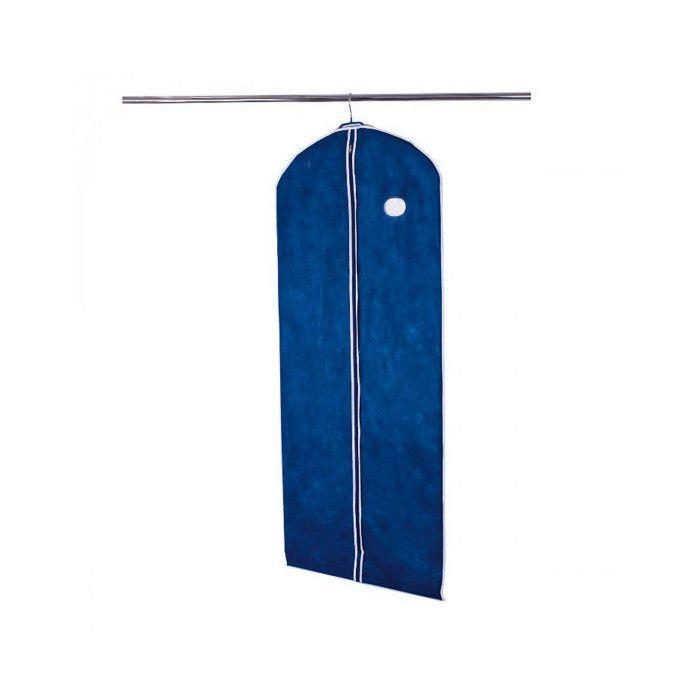 Housse vêtement - WENKO - 150 x 60 cm - Bleu foncé - 100% polypropylène - Pratique pour voyage