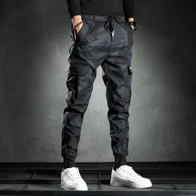 Camouflage Casual Pants Men's New Fashion Slim Elastic Waist Fashion Work Pants Trousers