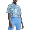 Nike Polo Shirts Women's Blue Polo Collar Moderate Straight Fit DH2479-469