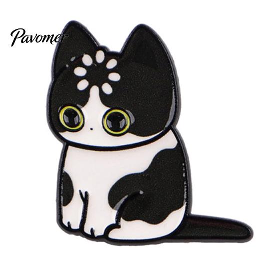 Decorative Clothing Pin Cartoon Cat Brooch for Clothing, Enamel Kitten Alloy Badge Backpack Decoration Pins Pin, Backpacks Hats Scarves Accessory,