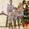Cartoon Letters Print Family Matching Long Sleeved Parent-child Suit Home Clothes Suit Fall