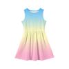Sommer-Prinzessinnenkleid für Mädchen - A-Linien-Weste mit eingesetztem Rock