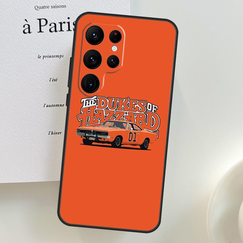 

The General Lee Dukes Of Hazzard 01 Phone Case For Samsung Galaxy S25 Ultra S9 S10 S20 S22 S21 Plus S23 FE S24 Ultra Cover Shell Galaxy S25Ultra