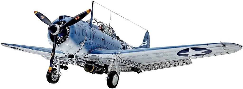 Academy Scale US Navy Dauntless Midway Operation Plastic Model Kit Molded In Color 1/48 SBD-3 12345,