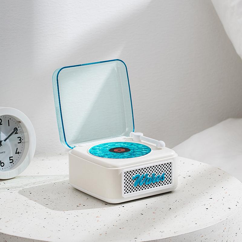 White Noise Bluetooth Speaker Mini Retro Portable Vintage Sleep Aid Bluetooth Speaker wireless stereo ambient light subwoofer