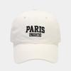 Simple PARIS letter embroidered baseball cap spring and summer versatile sunscreen visor, couple soft top cap