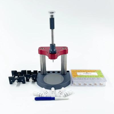 Ferramentas para reparo de mostradores de relógio, ferramentas para soldagem e colagem de mostradores de relógio, ferramentas para pés de mesa, kit de ferramentas para relojoeiro.
