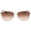 Brown Gradient Pilot Unisex Sunglasses Be3080 114513 59