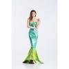 Halloween OS Mermaid Costume Bar Party Character, Tube Top Dress, European and American Game Uniform Performance Costume