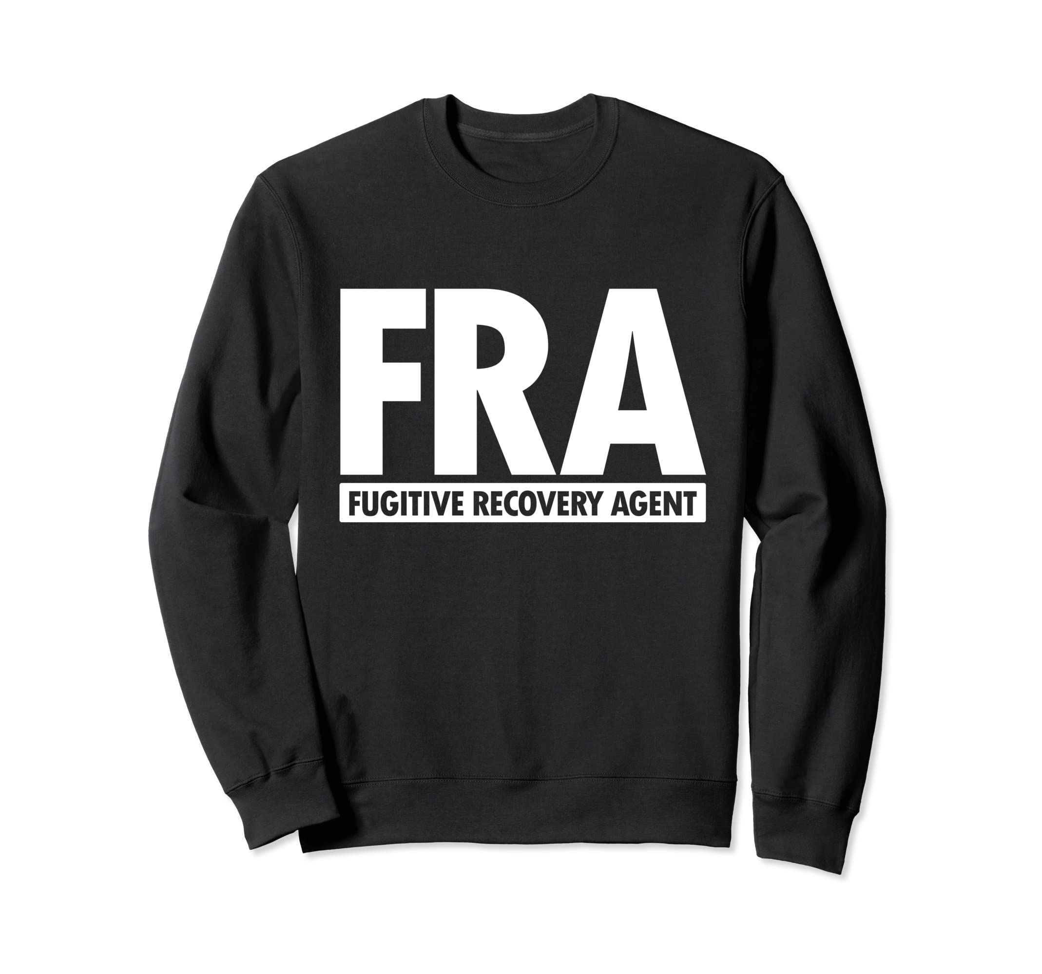 

FRA Fugitive Recovery Agent Bounty Hunter Uniform White Sweatshirt