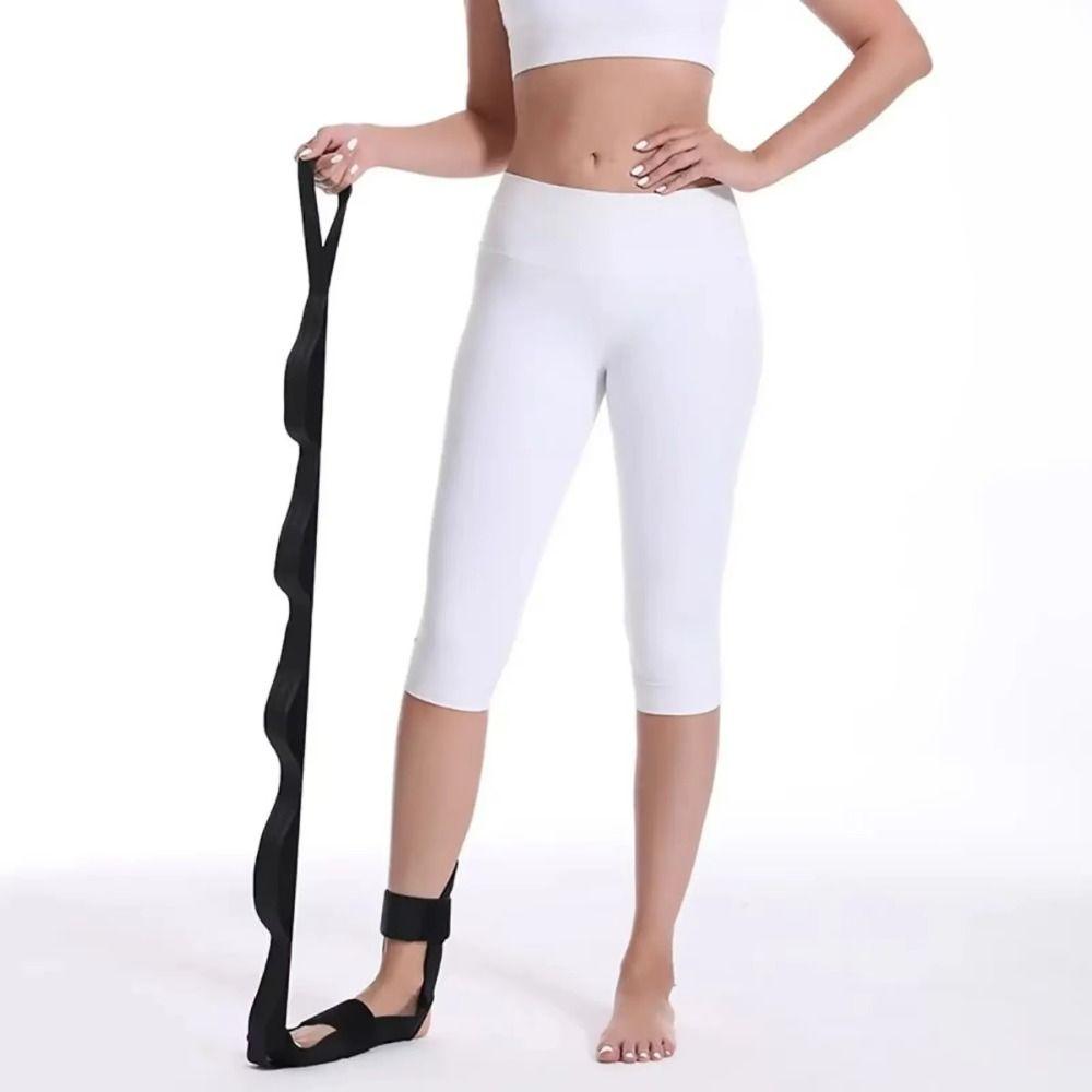 Segmented Yoga Stretching Belt 7-level Adjustable Nylon Yoga Leg Stretching Band Wear-resistant Flexibility Yoga Fitness Belt