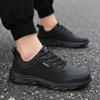 Leather Men Running Shoes Waterproof Athletic Sneakers Men Wear-resistant Men Walking Sport Shoes Zapatillas Deportivos Hombre