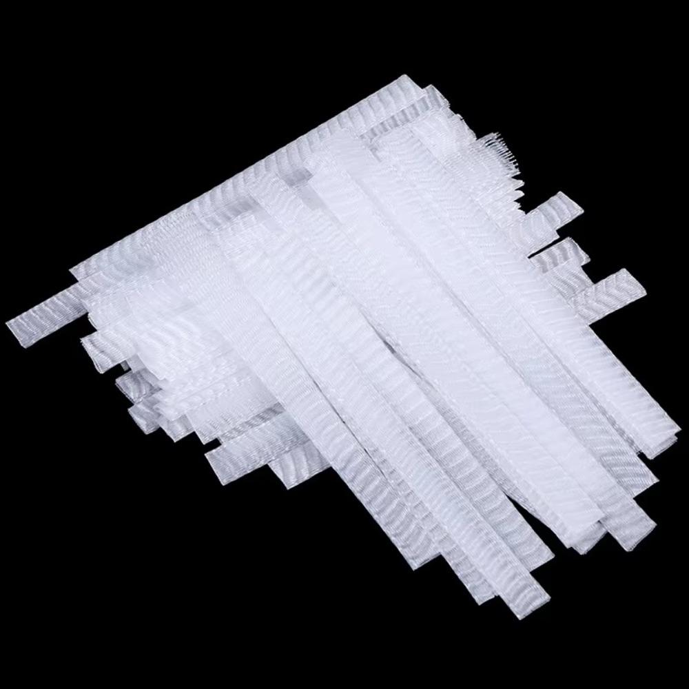 100Pcs/set Transparent Rose Protective Covers Flexible Soft Makeup Brushes Net Convenient Mesh Flexible Protectors Cover