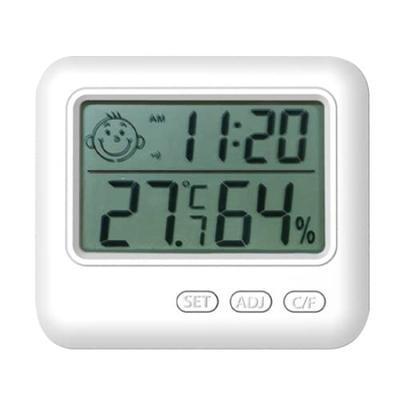 Stylish Digital Thermometer and Hygrometer with High Includes Thermometer and Indoor and Outdoor Calendar Precision, Hygrometer, Clock, Accurate, Use,