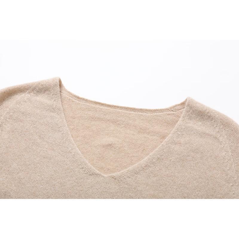 G·TENNA Women's V-Neck Cashmere Pullover