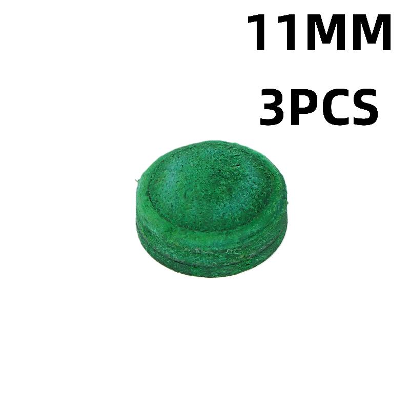 1/3/5Pcs Multi Layer Red Black/Green Leather Of 11mm 12mm 14mm Snooker Nine Ball Accessories Professional Billiard Pool Cue Tips