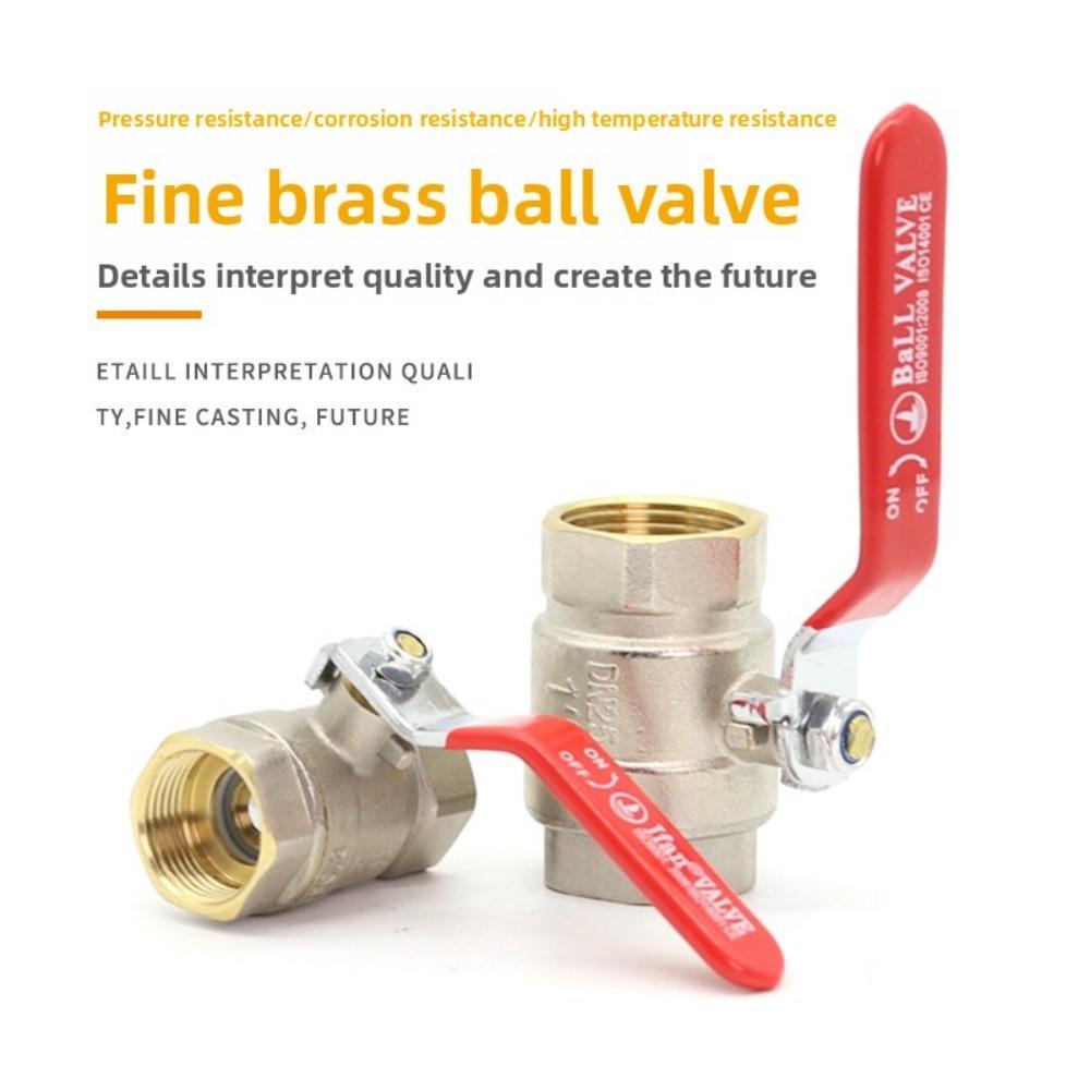 Edelstahl Kugelhahn SS304 2-teilig Volldurchgang Kugelhahn 1/2" 3/4" 1" 1-1/4" Innengewinde Vinylgriff Ventile