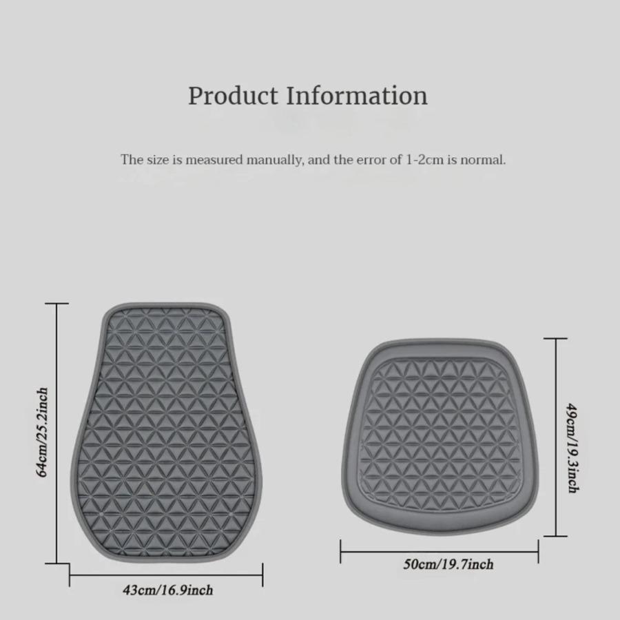 3D suspension 2pcs car seat cushions, seat covers and embossed patterns are suitable for most cars all year round