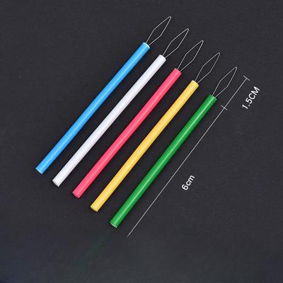 Cylindrical Colorful Needle Threader Sewing Threader Diy Sewing Accessories Leader Beader Threading Needle Shenqi Sewing Tools