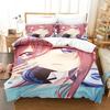 Anime Quintessential Quintuplets Bedding Set Bedroom Soft Modern Bedspreads Comefortable Duvet Cover Quilt Cover And Pillowcase