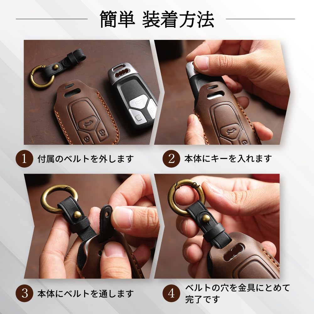 Krovat Smart Key Case, Toyota Key Cover, Leather, Car, Alphard, Vellfire 30, 40 Series,