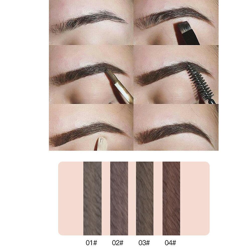 24 Stunden lang anhaltende wasserfeste Kosmetikstift-Augenbrauencreme mit Pinsel