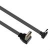 USB 2.0 Male to USB C Data Cord Wire Straight Head/90 Degree Bend Flat Cable for Tablet Phones 480Mbps Data Transfer