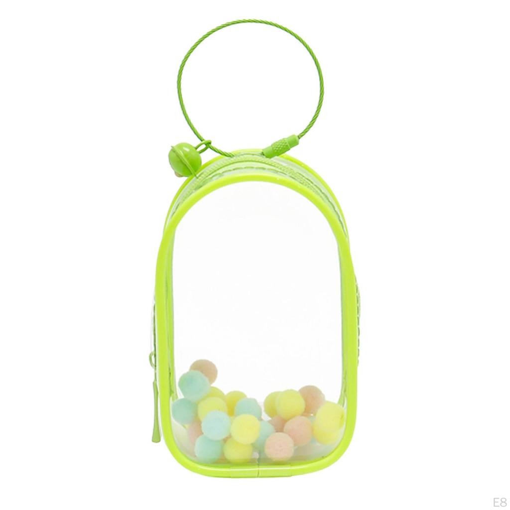 Clear Figure Display Bag Collectibles Case for Mini Figures Zipper Closure Dustproof