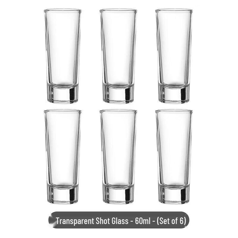 Qiwai 100ml Crystal Glass Baijiu Decanter & Shot Glass Set