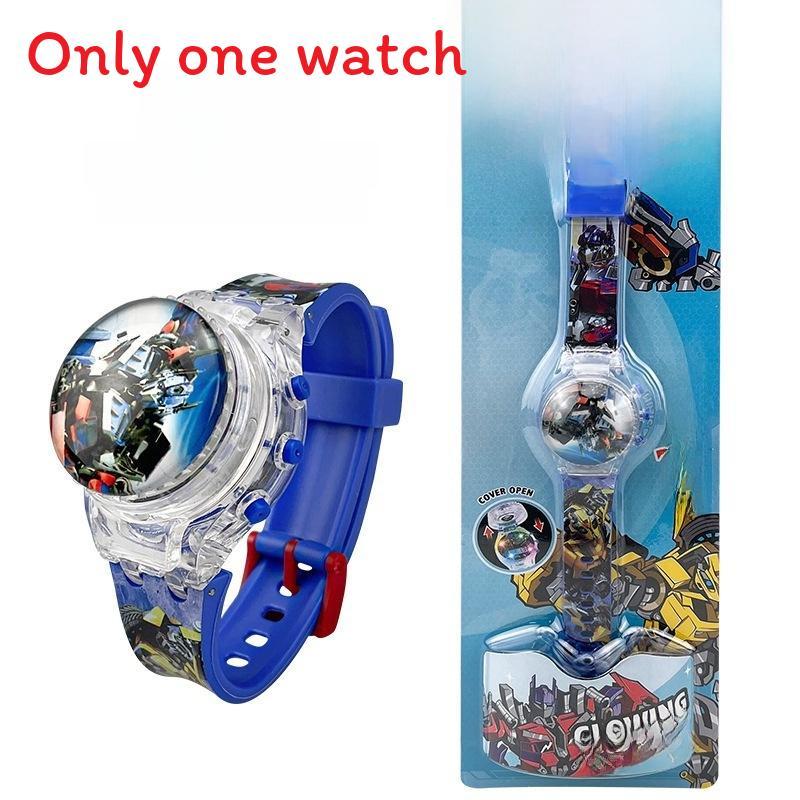 Hello Kitty Otočný flip kryt Lehký hudební hodinky Pro děti Interaktivní Decora