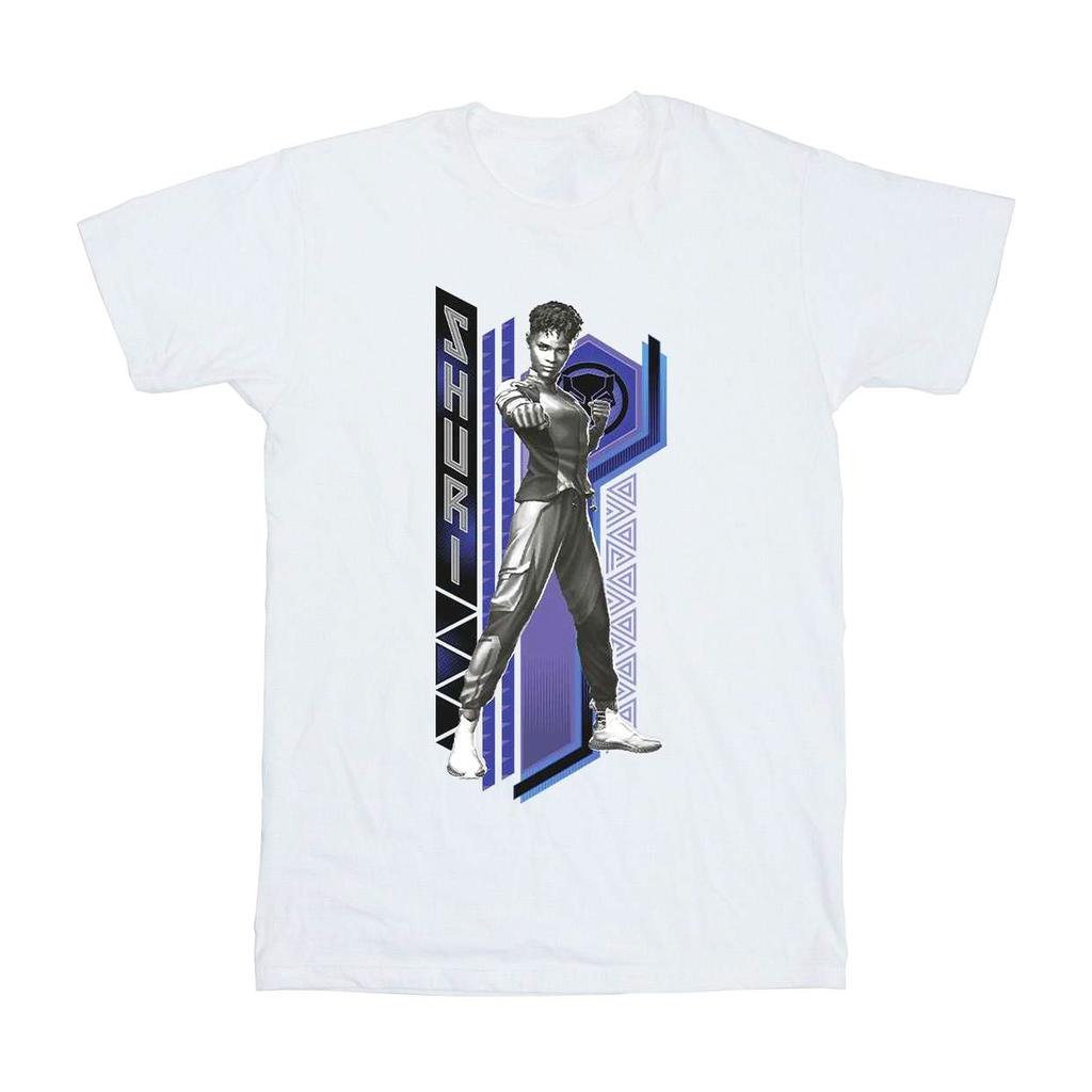 Marvel Mens Black Panther Wakanda Forever Shuri Pose T-Shirt
