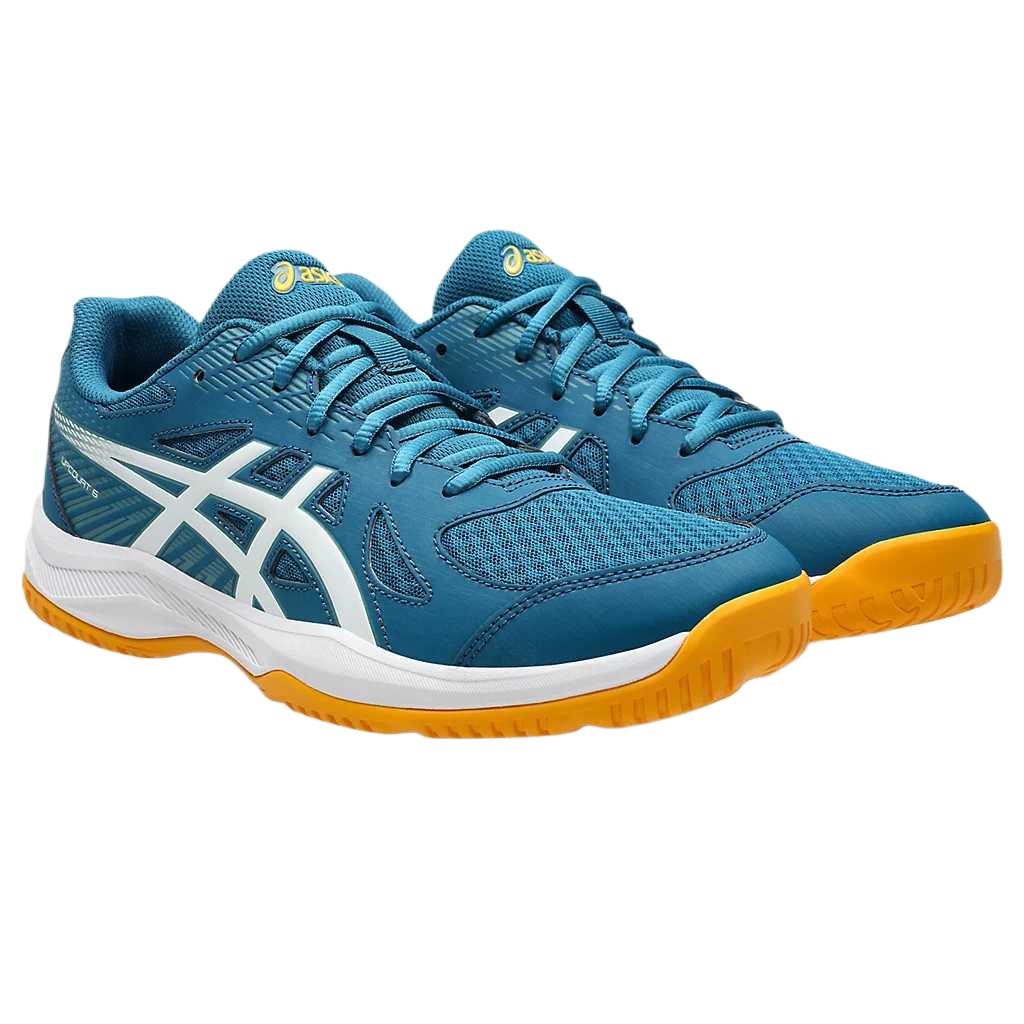 Asics Upcourt 6 Mesh Round Toe Lace-Up Comfortable Low-Top Volleyball Shoes Men Sneakers 1071A104-405