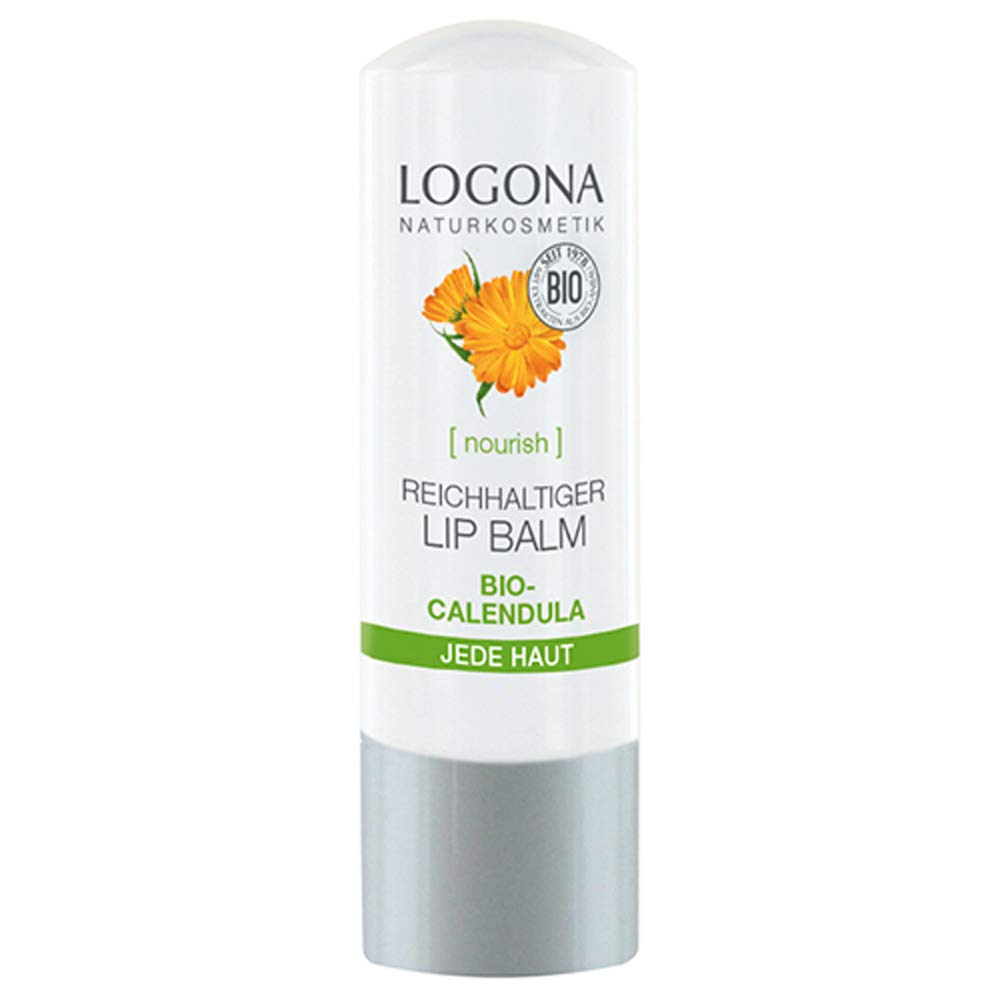 LOGONA Lip Cream 4.5g Shiny lips that last. Organic calendula