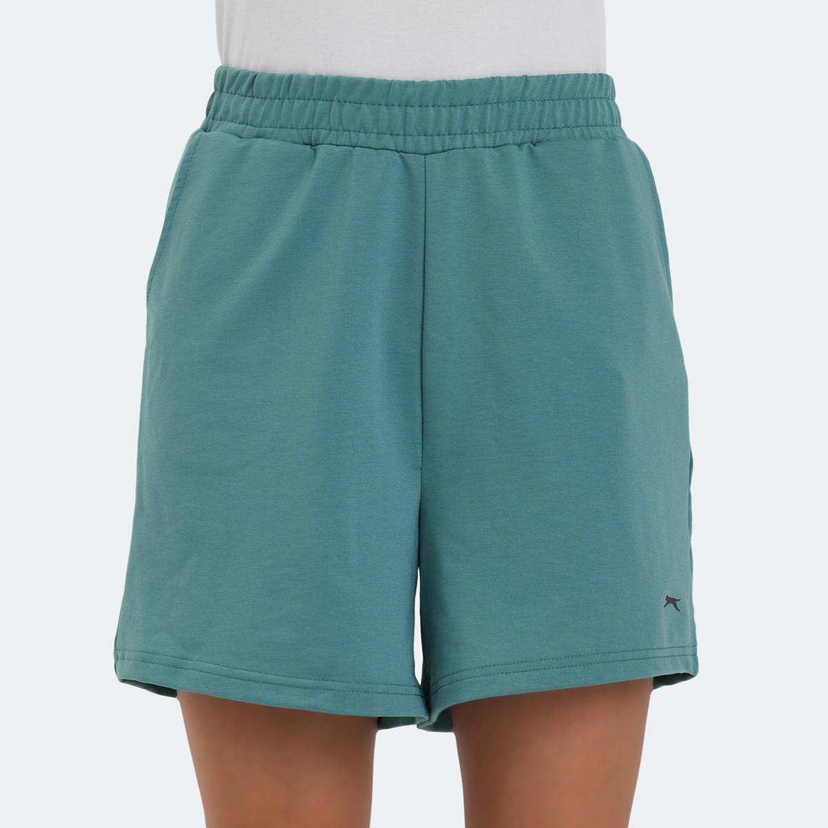 

VIKENTI-Women s Aqua Green Shorts L зелёный/цвет морской волны