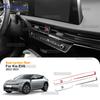 Real Soft Carbon Fiber For KIA EV6 GT EV   2024 2025 LHD RHD Car Passenger Air Outlet Strip Interior Trim Sticker