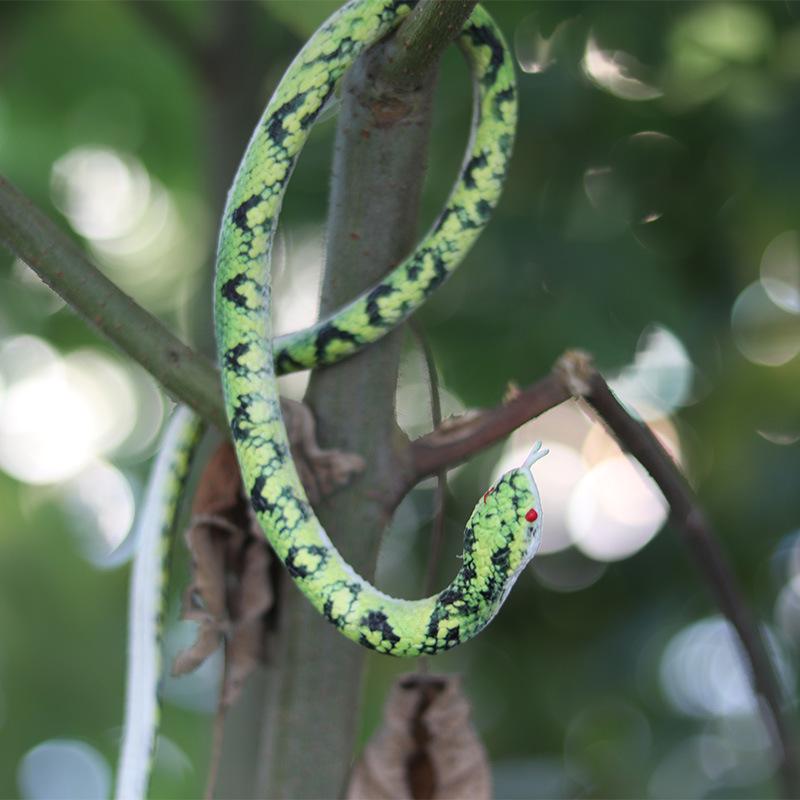 75cm Realistic Rubber Snake Toy - Scary, Funny, Creative Fake Animal Model for Children