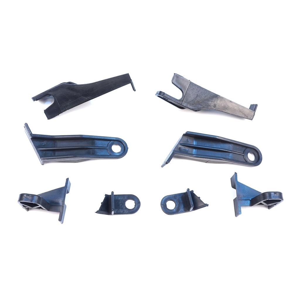 EHL506+EHL507 Headlight Holder Mount Repair Bracket Tab Set Left Right Side for Toyota Corolla MK11 4-Door Sedan 2014-2016 8115002E60 8111002E60