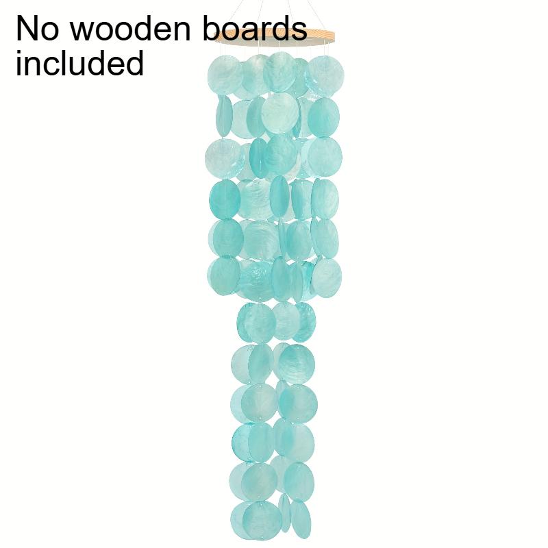 Natural Shell Wind Chimes Creative Dream Catcher Craft Outdoor Yard Welcome Guest Decoration Bedroom(Only wind chime pieces)