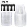 10/20/30/50Pcs Dessert Cup BPA-Free Plastic Cups Desserts Fruits Cakes Ice Cream Pudding Milkshake Cups