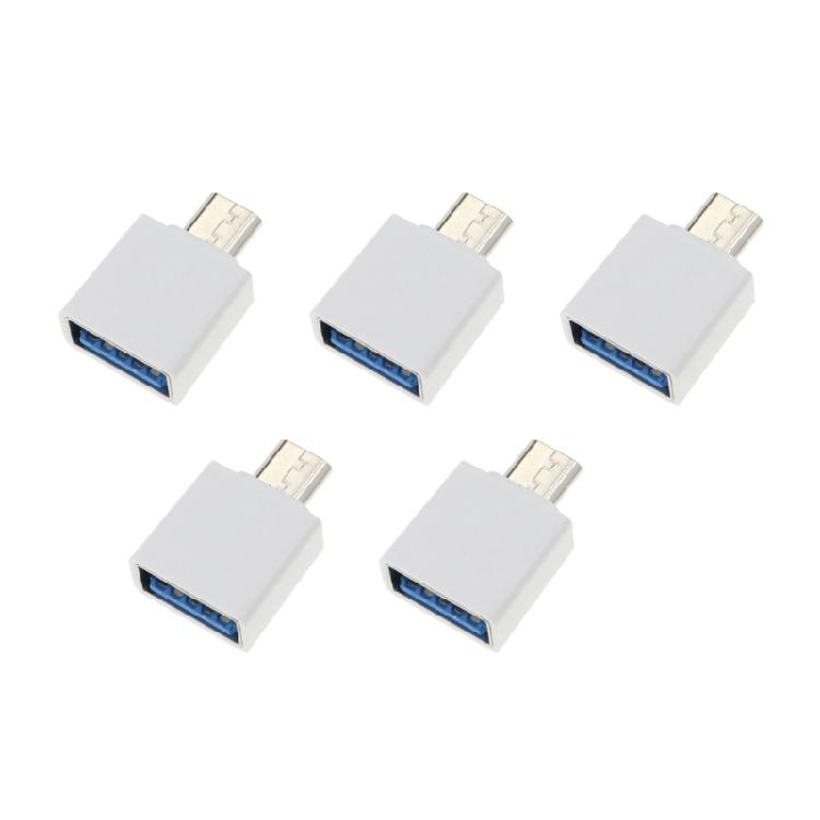 5pcs MultiDevice USB C to USB Adapter USB Type C OTG Adapter Enables Fast Data Transfer And Efficient Charging Adapter