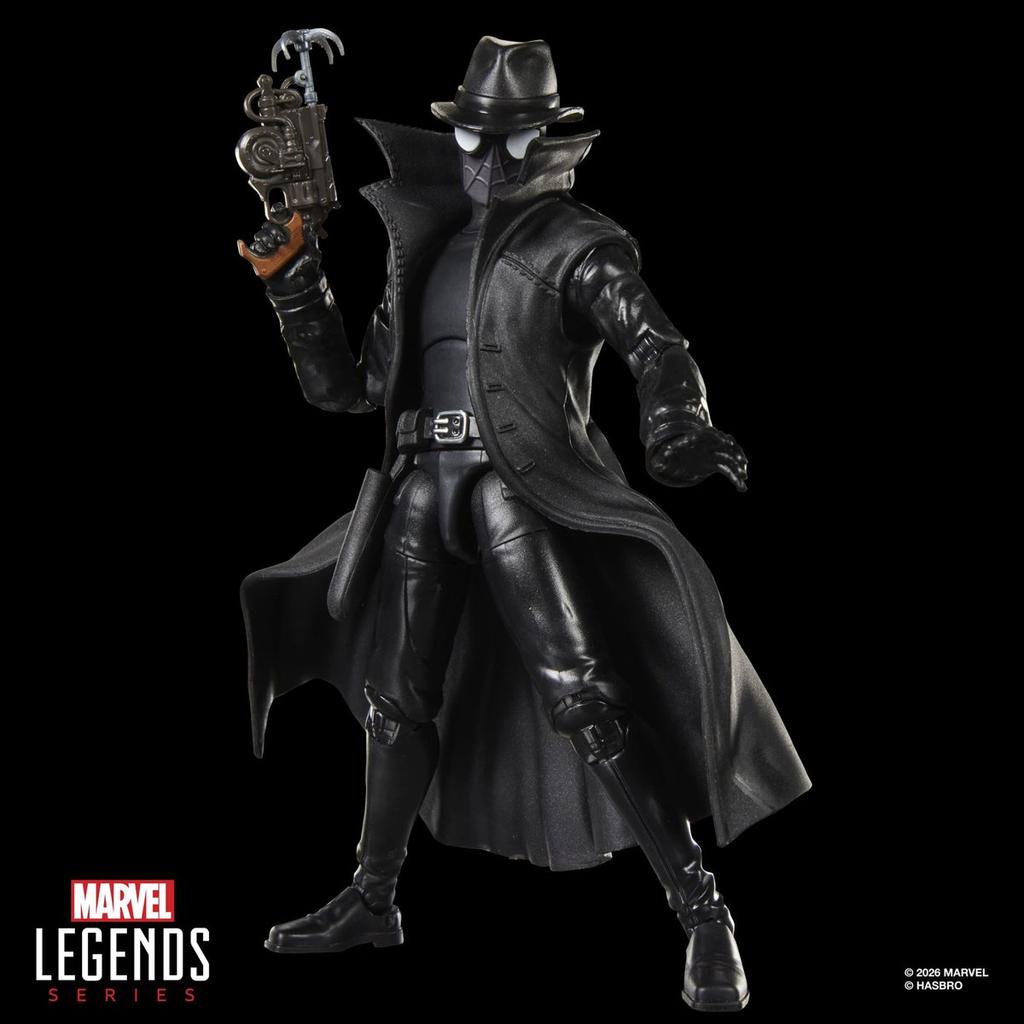 Hasbro Marvel Legends Series Spider-Man Noir Retro Cardback 6-Inch Action Figure G2094 Comic Collectible Toy
