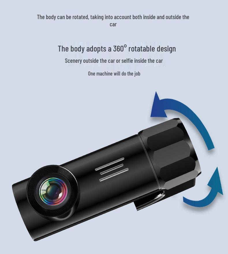 1080P HD WiFi Dash Cam with Universal Mobile Phone Connectivity and Gift Feature