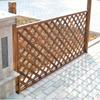 Carbonized Mesh Fence Bracket and Wooden Post System