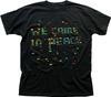 Space Invaders We Come In Peace Retro Gamer Black Cotton T-shirt OZ9362