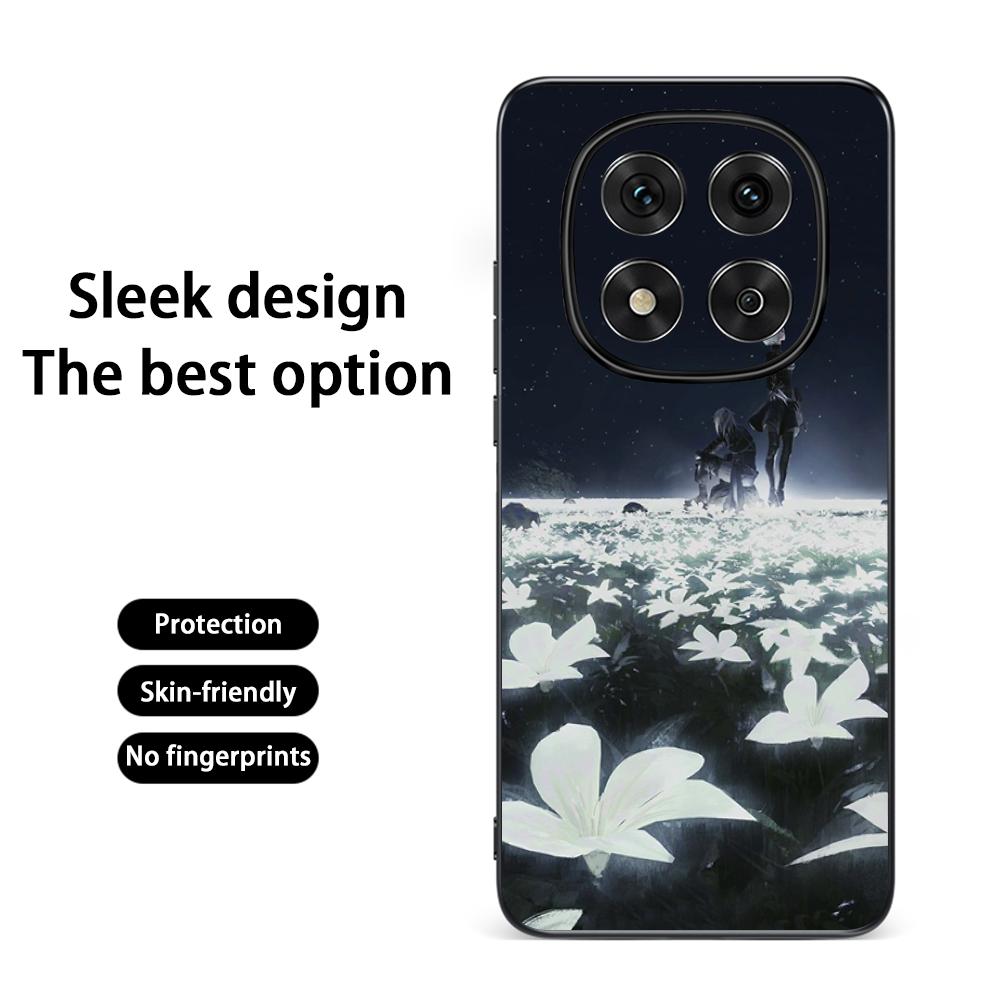 Nier automata sexy game girl pattern Phone Case For Redmi Note 14 13 12 11 Pro Plus S 5G 14C A3 Soft Black Phone Cover
