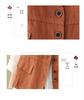 Women's 2026 Spring Retro Distressed V-Neck Button Vest, Short Artistic Cotton Linen Waistcoat, Solid Color Outerwear.